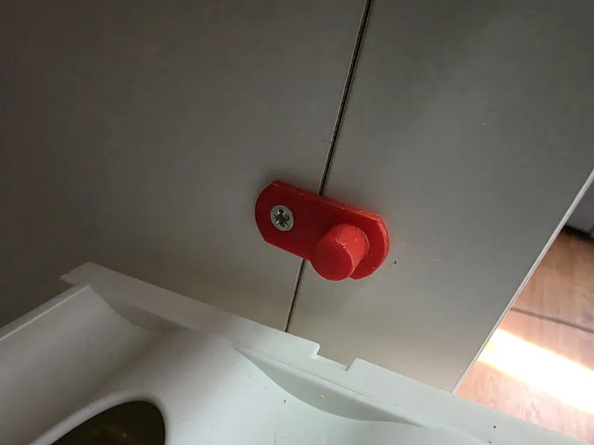 Chốt chặn dowel cửa tủ giày Ikea Gullaberg - Image 3