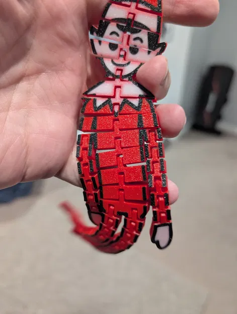 Creepy elf on a shelf flexi - Image 1