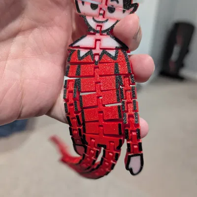 Creepy elf on a shelf flexi