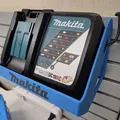 Giá đỡ sạc pin Makita cho bàn, gắn tường, pegboard hoặc slatwall - Thumbnail 2