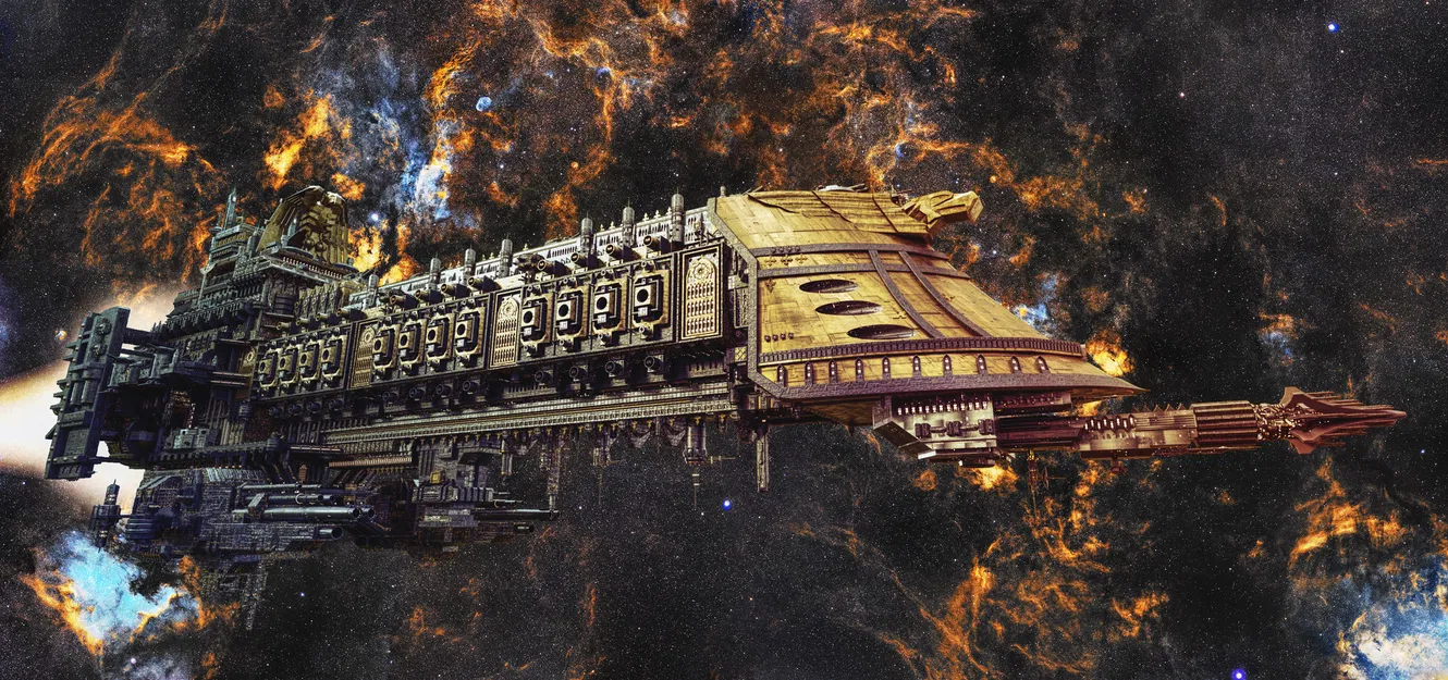 Chiến hạm WH 40k / Warhammer Battleship - Image 1