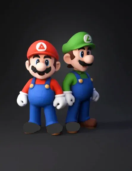 Tượng Mario và Luigi - Image 1