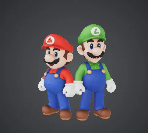Tượng Mario và Luigi - Image 2