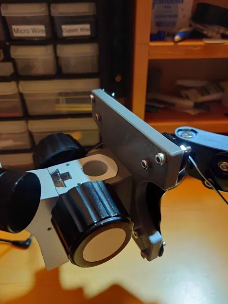 Adapter gắn kính hiển vi Novex trinocular sang VESA 75/100 - Image 1