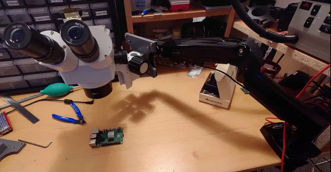 Adapter gắn kính hiển vi Novex trinocular sang VESA 75/100 - Image 3