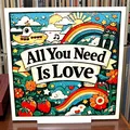 Beatles - All You Need Is Love - Hueforge - Thumbnail 1