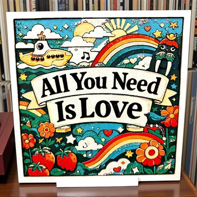 Beatles - All You Need Is Love - Hueforge