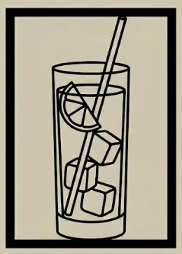 Tranh Treo Tường Bar Tối Giản | Bộ 3 Ly Cocktail | Martini, Whiskey & Highball - Image 4