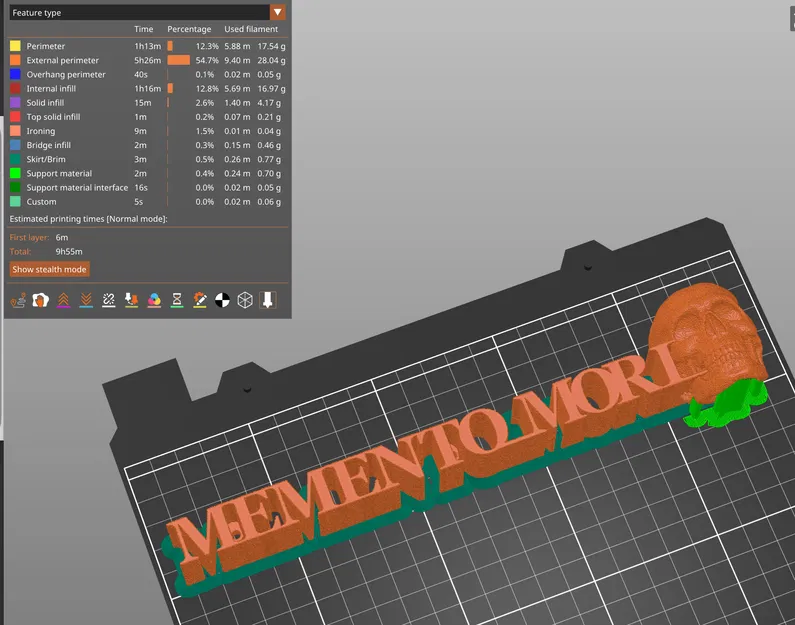 Chữ treo tường “Memento Mori” - Image 1