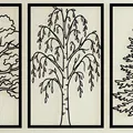 Bộ 3 Cây Rừng | Oak, Birch & Pine | Trang Trí Tường Thiên Nhiên - Thumbnail 1