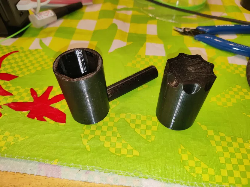 Cờ lê socket sâu siết/nới nut nút arcade (Arcade button nut socket wrench) - Image 1