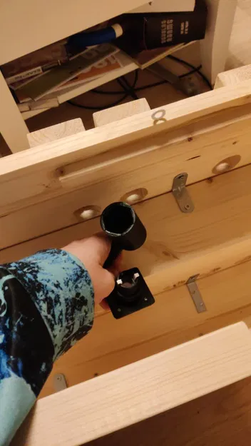 Cờ lê socket sâu siết/nới nut nút arcade (Arcade button nut socket wrench) - Image 2