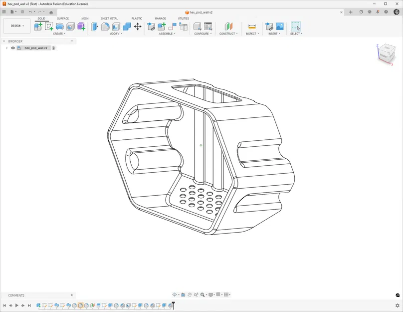 Pod gắn tường hình lục giác - Image 1
