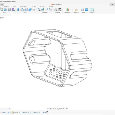 Pod gắn tường hình lục giác