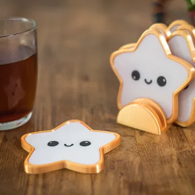 Lót Ly Ngôi Sao Dễ Thương (Cute Star Coaster)