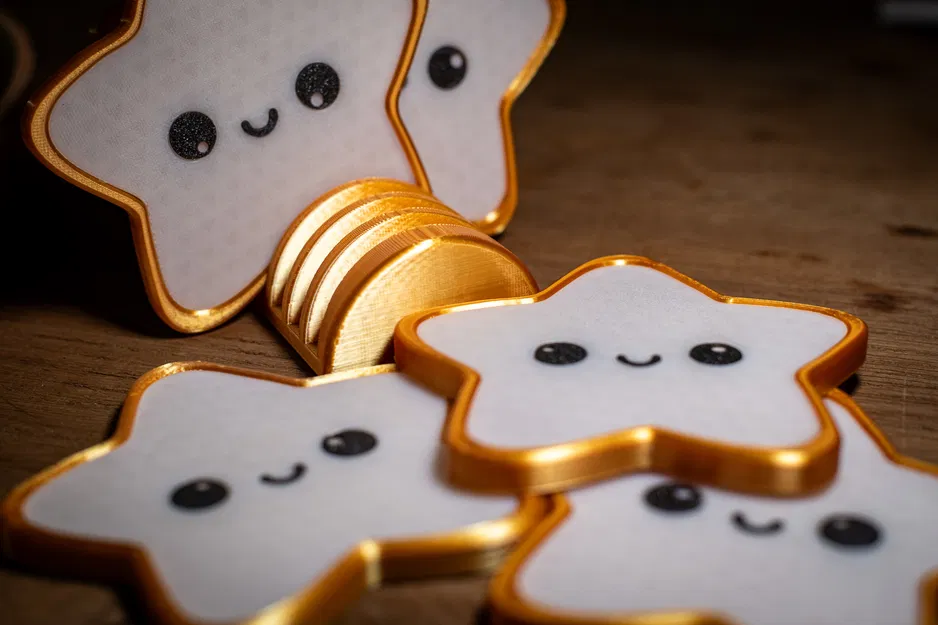 Lót Ly Ngôi Sao Dễ Thương (Cute Star Coaster) - Image 3