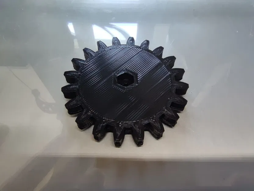 Núm vặn cân bàn dạng bánh răng (M4) - Gear Bed Leveling Knob (M4) - Image 3