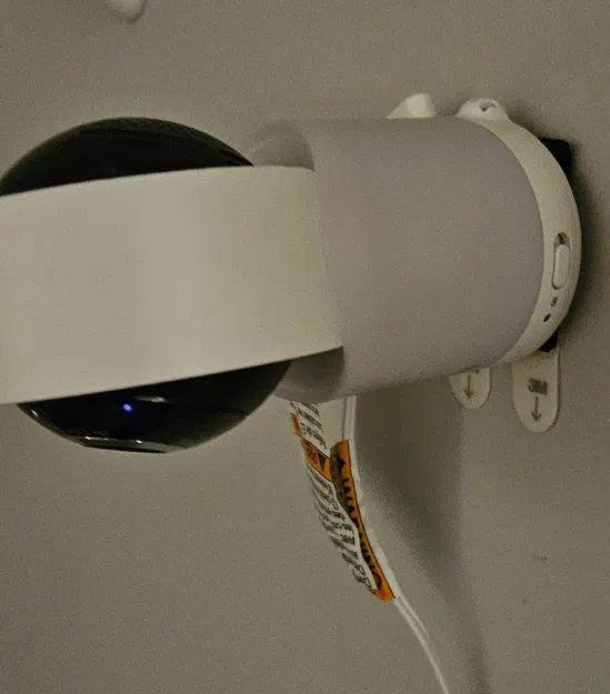 Ngàm gắn VTech Baby Monitor sát tường bằng command strip - Image 3