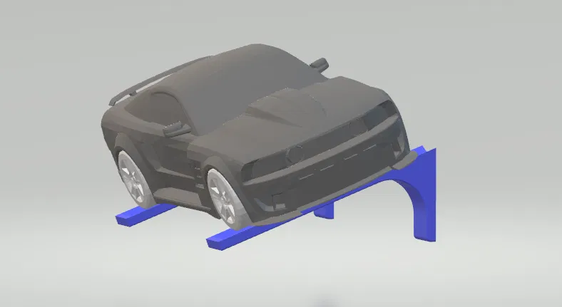 Giá treo tường cho xe mô hình (giấu vít, không cần support) - nhiều góc & size - Image 1