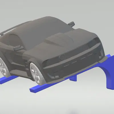 Giá treo tường cho xe mô hình (giấu vít, không cần support) - nhiều góc & size