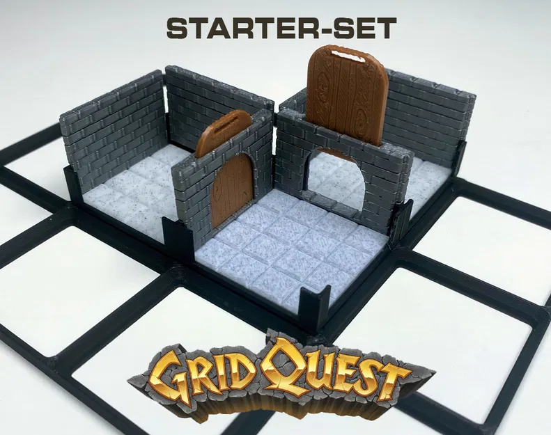 GridQuest BASIC DUNGEON SET (The Gridfinity Game) – Bộ Dungeon Cơ Bản - Image 1