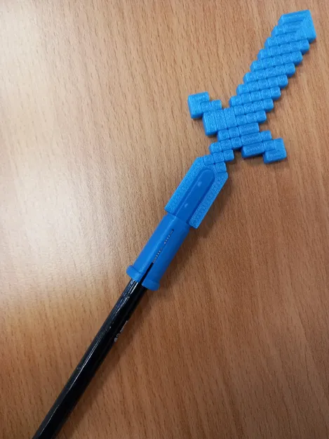 Vũ khí cán dài kiếm Minecraft (polearm) - không MMU - Image 4