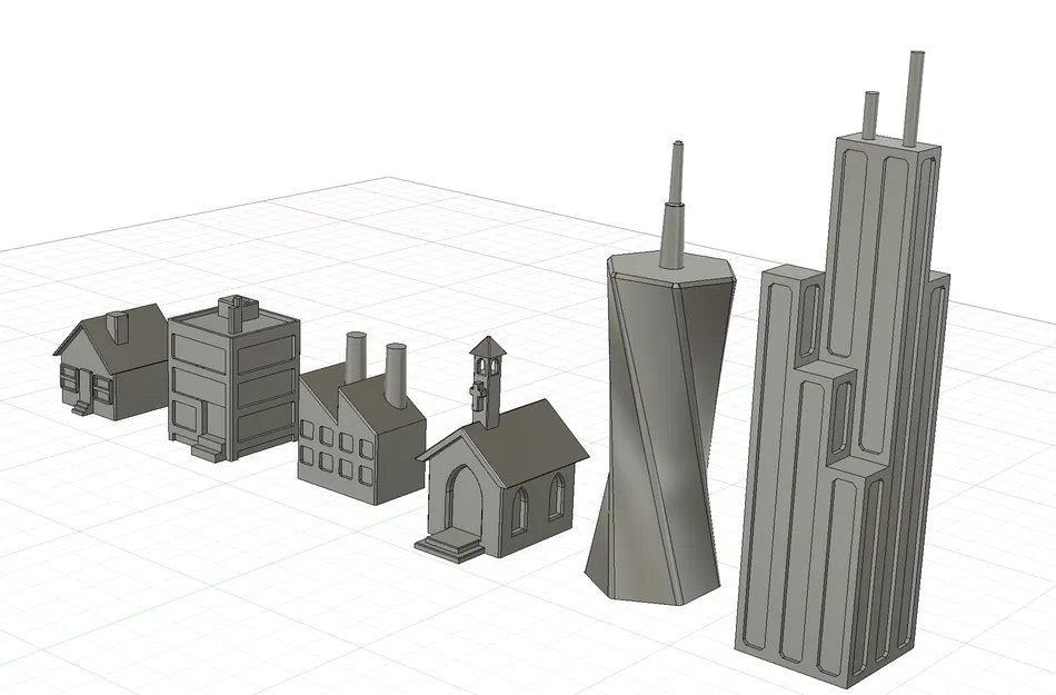 Bộ Cờ Vua Thành Phố (City Chess Set) - Image 1