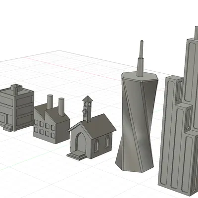 Bộ Cờ Vua Thành Phố (City Chess Set)