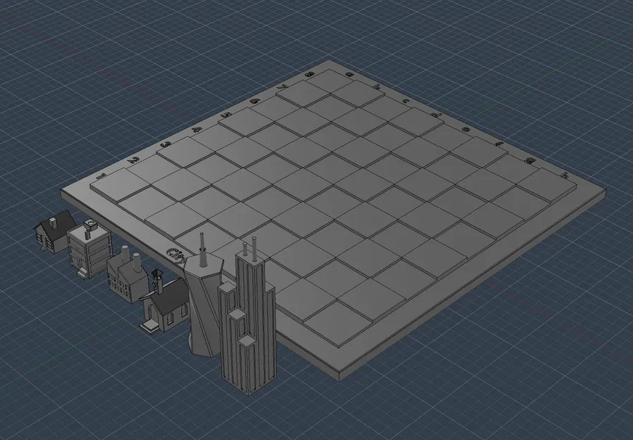 Bộ Cờ Vua Thành Phố (City Chess Set) - Image 2