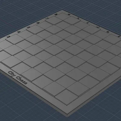 Bộ Cờ Vua Thành Phố (City Chess Set)