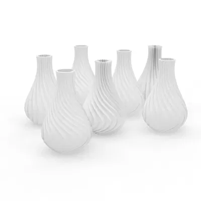 Bộ Sưu Tập Bình Xoắn Twisted Vase Collection