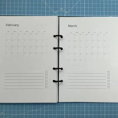 Sổ A5 vòng kẹp YAFOSAN (Open Source, in 3D)