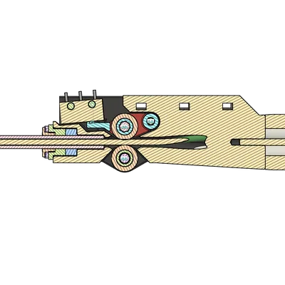 Bộ chia Bowden 4 ngả cải tiến kèm cảm biến filament