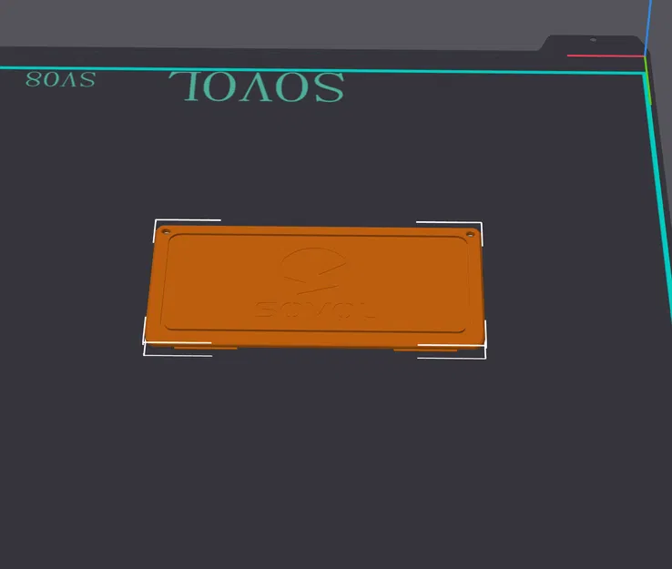 Logo Sovol cho cửa lọc Sovol (Sovol Filter Door Logo) - Image 1