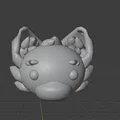 Đầu furry đơn giản (có thể làm móc khóa) - Thumbnail 1