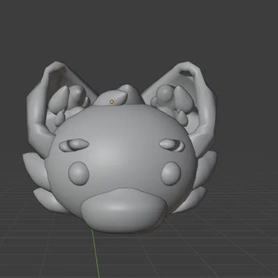 Đầu furry đơn giản (có thể làm móc khóa)