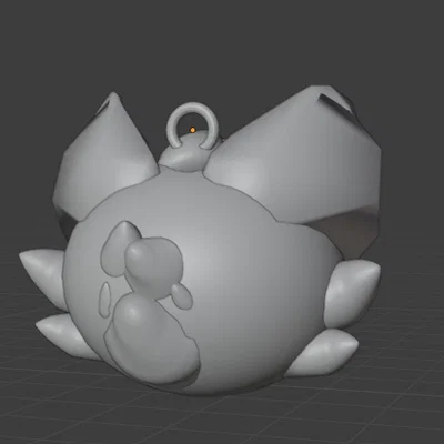 Đầu furry đơn giản (có thể làm móc khóa)