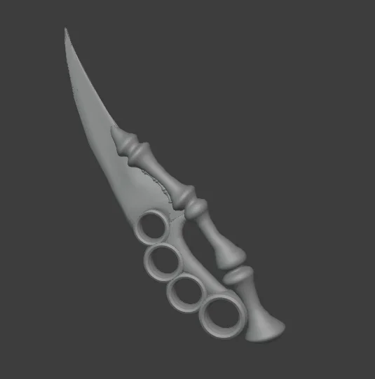 Dao cán xương (Knife with Bone Handle) - Image 1