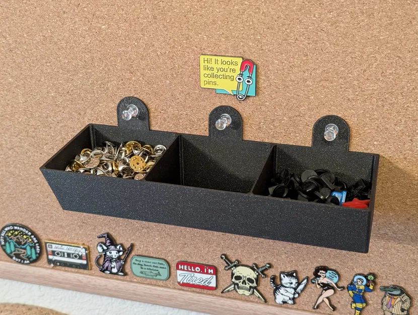 Hộp Ghim Bảng Cork Cho Người Sưu Tầm Enamel Pin - Image 1