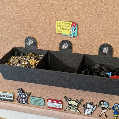Hộp Ghim Bảng Cork Cho Người Sưu Tầm Enamel Pin