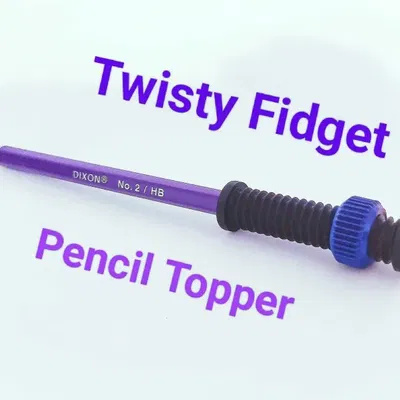 Đầu Bút Chì Fidget Xoắn (Twisty Fidget Pencil Topper)