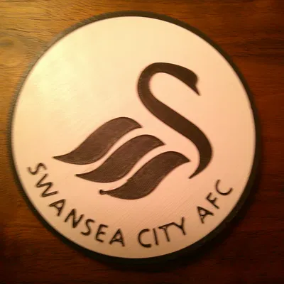 Lót ly hoặc plaque logo Swansea City A.F.C.