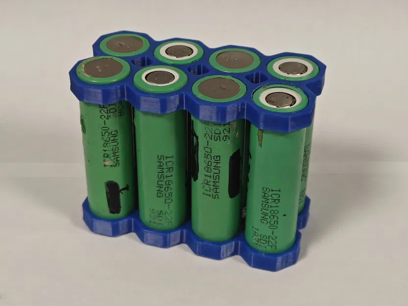 Grid kê pin 18650 dạng bát giác (8–28 cell) | Octagonal Spacer Grid - Image 2