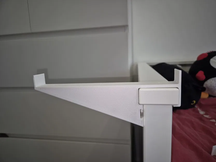 Kệ đầu giường kẹp cho IKEA HEMNES – Không khoan, không hư giường, in 3D - Image 4