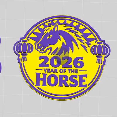 Spinner Huy Hiệu Năm Con Ngựa: Tết Nguyên Đán 2026