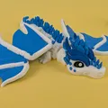 Elder Ice Dragon - Mô hình rồng băng Flexi (Articulated Toy Figure) - Thumbnail 2