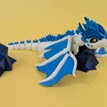 Elder Ice Dragon - Mô hình rồng băng Flexi (Articulated Toy Figure) - Thumbnail 3