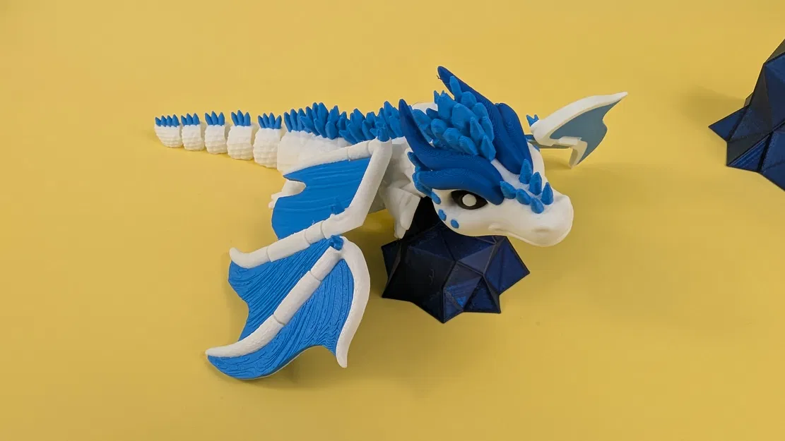 Elder Ice Dragon - Mô hình rồng băng Flexi (Articulated Toy Figure) - Image 5