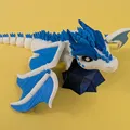 Elder Ice Dragon - Mô hình rồng băng Flexi (Articulated Toy Figure) - Thumbnail 5