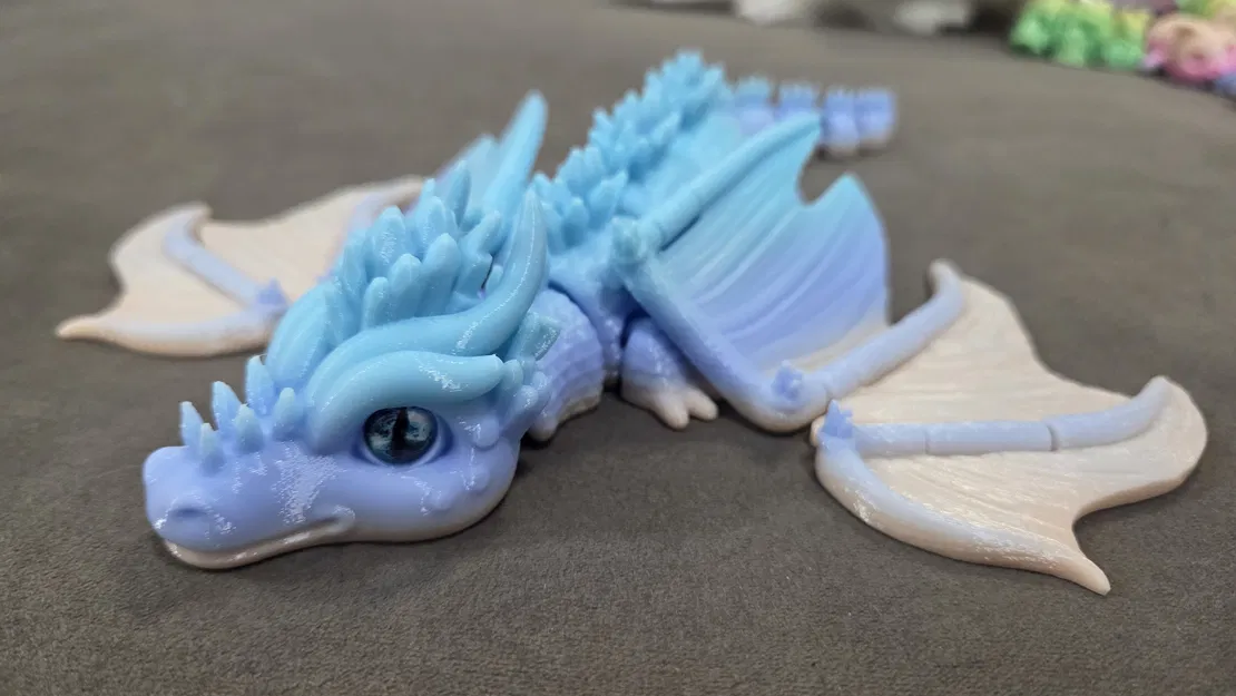 Elder Ice Dragon – Tương thích mắt thủy tinh 8mm - Image 1